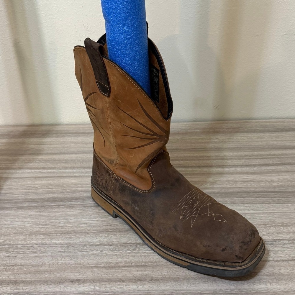 Irish Setter Men Marshall Work Boots 14 Brown Leather Western EH 83946 Western